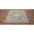 4' X 6' Beige and Gray Medallion Area Rug